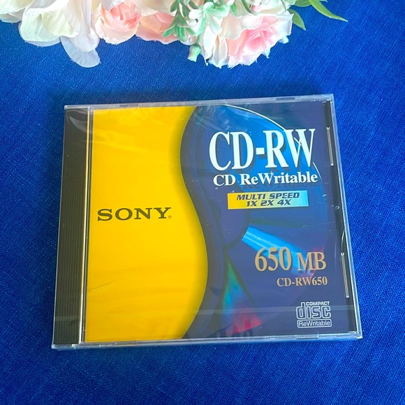 CD ReWritable, 650 MB, High Speed: 4X-10X  (CD-RW, Sony) - Picture 1 of 2